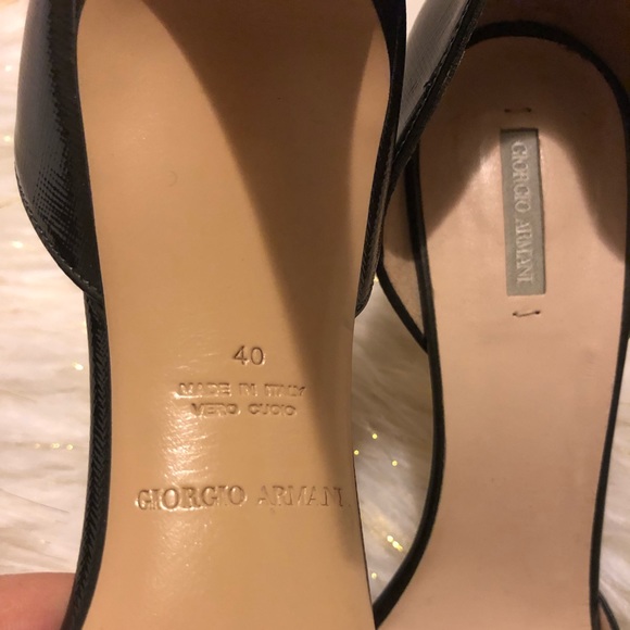 Giorgio Armani D’Orsay Pumps Size 10 - Picture 2 of 6